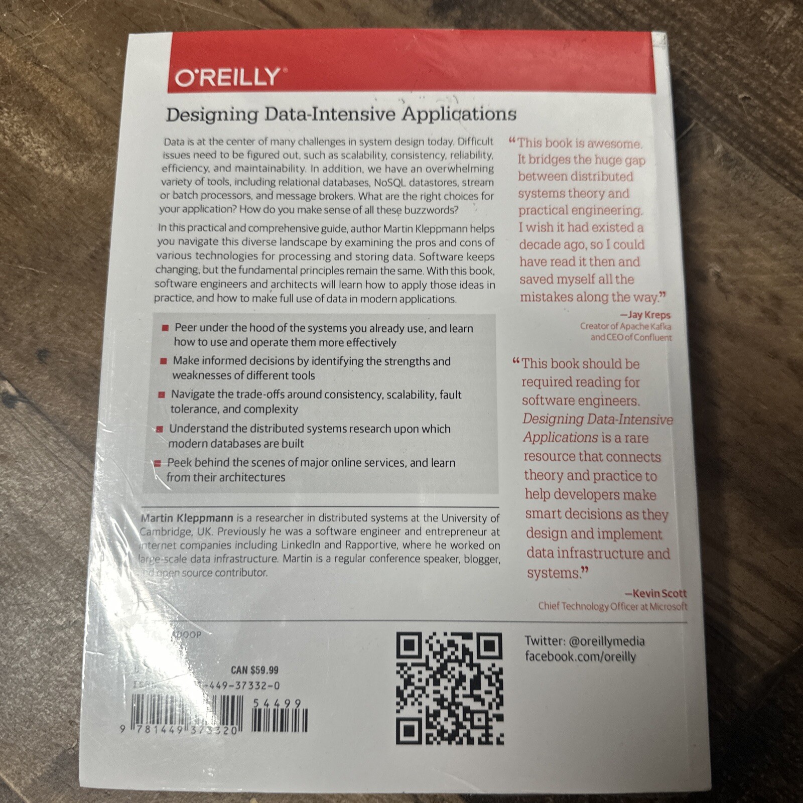 Designing Data-Intensive Applications: The Big Ideas Behind Reliable, Scalable,