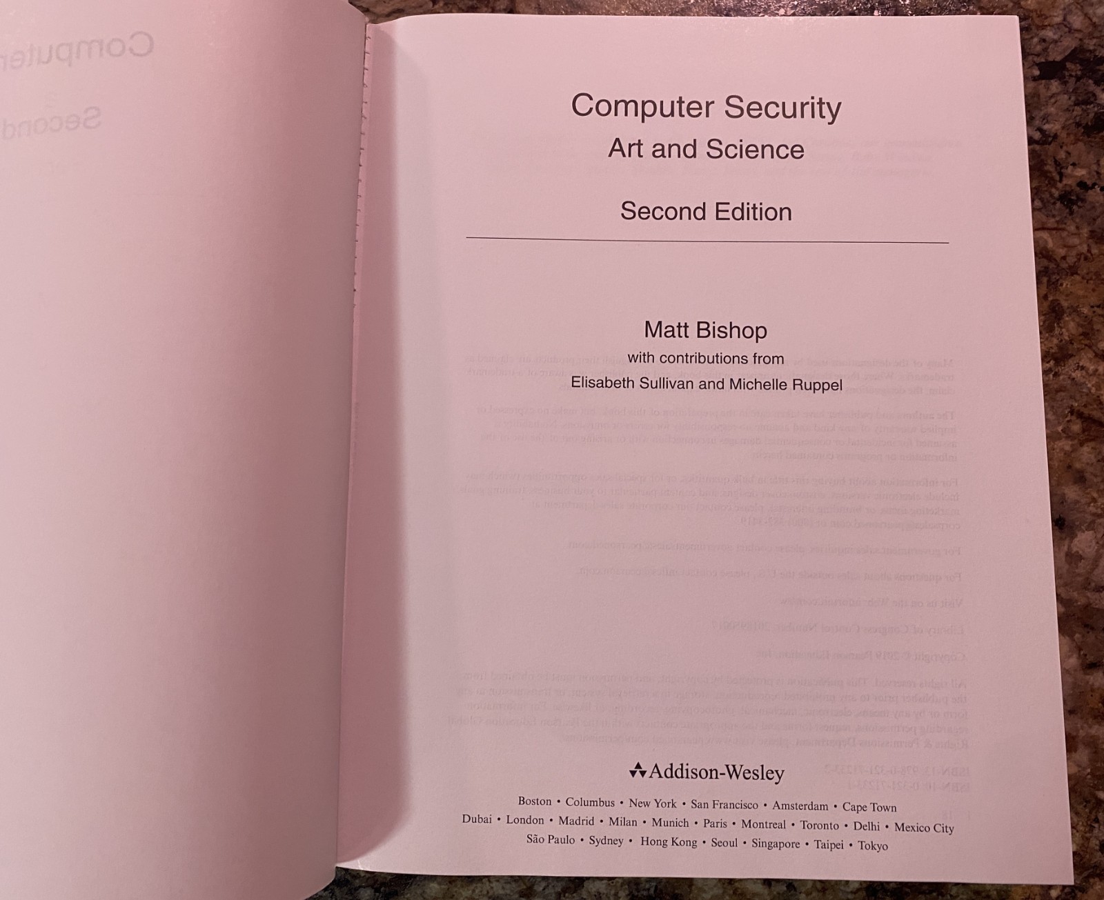 Computer Security: Art and Science-2nd Edition-Matt Bishop-Hardcover