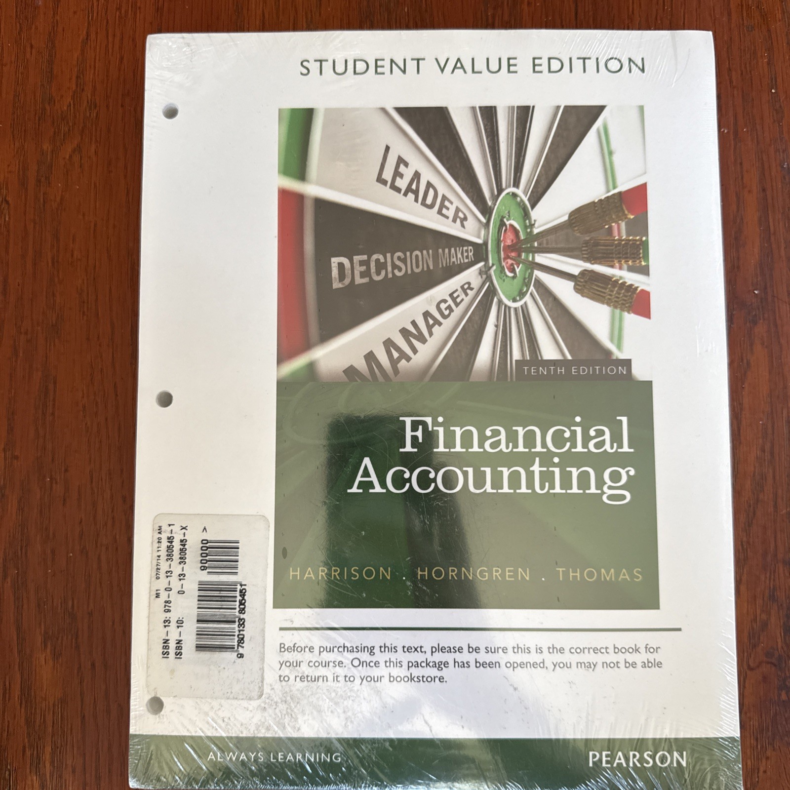 Financial Accounting, Student Value Edition Plus NEW MyAccountingLab with…