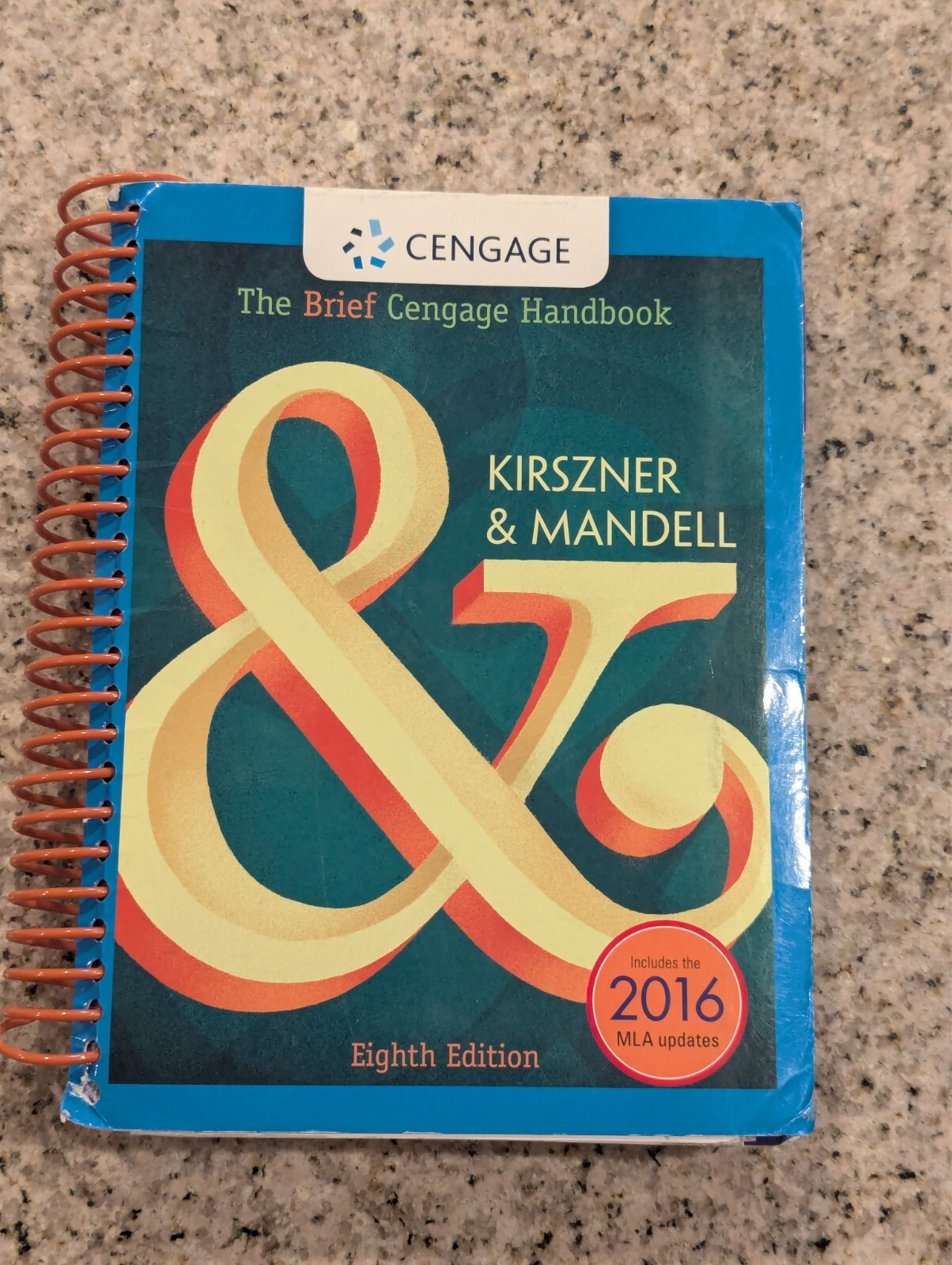 The Brief Cengage Handbook – Spiral-bound, by Kirszner Laurie G.; – Very Good