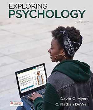 Exploring Psychology – Paperback, by David G. Myers; C. Nathan DeWall – Good