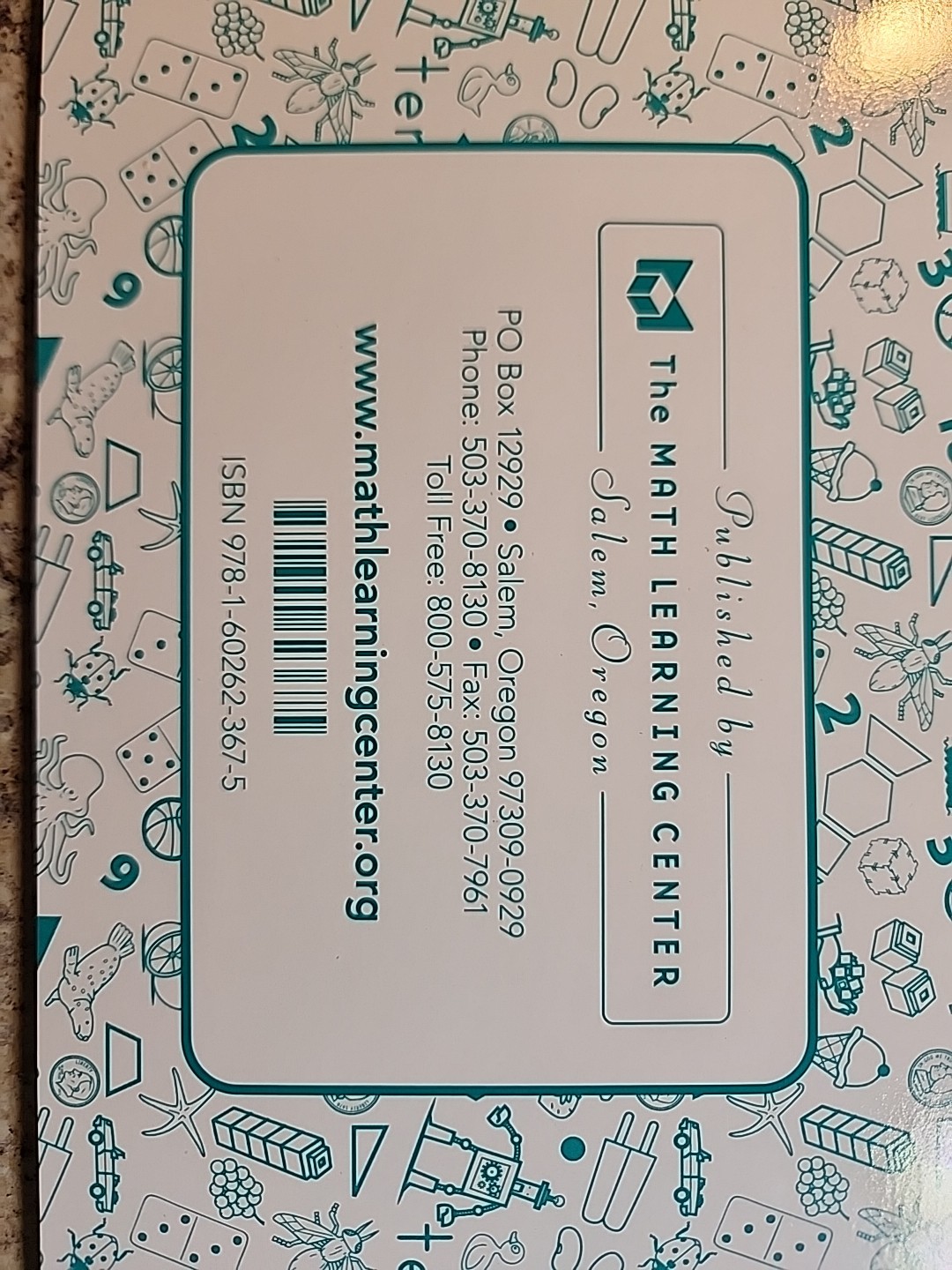 Math Learning Center Number Corner Grade 1 Student Book 2nd Edition