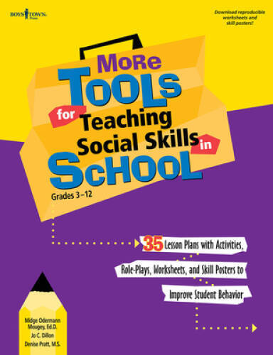 More Tools for Teaching Social Skills in School: Grades 3-12 (Book & – GOOD