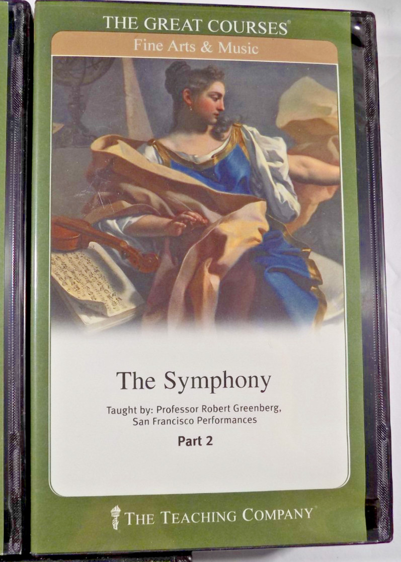 THE GREAT COURSES Teaching Company THE SYMPHONY 3 Parts Robert Greenberg On CD