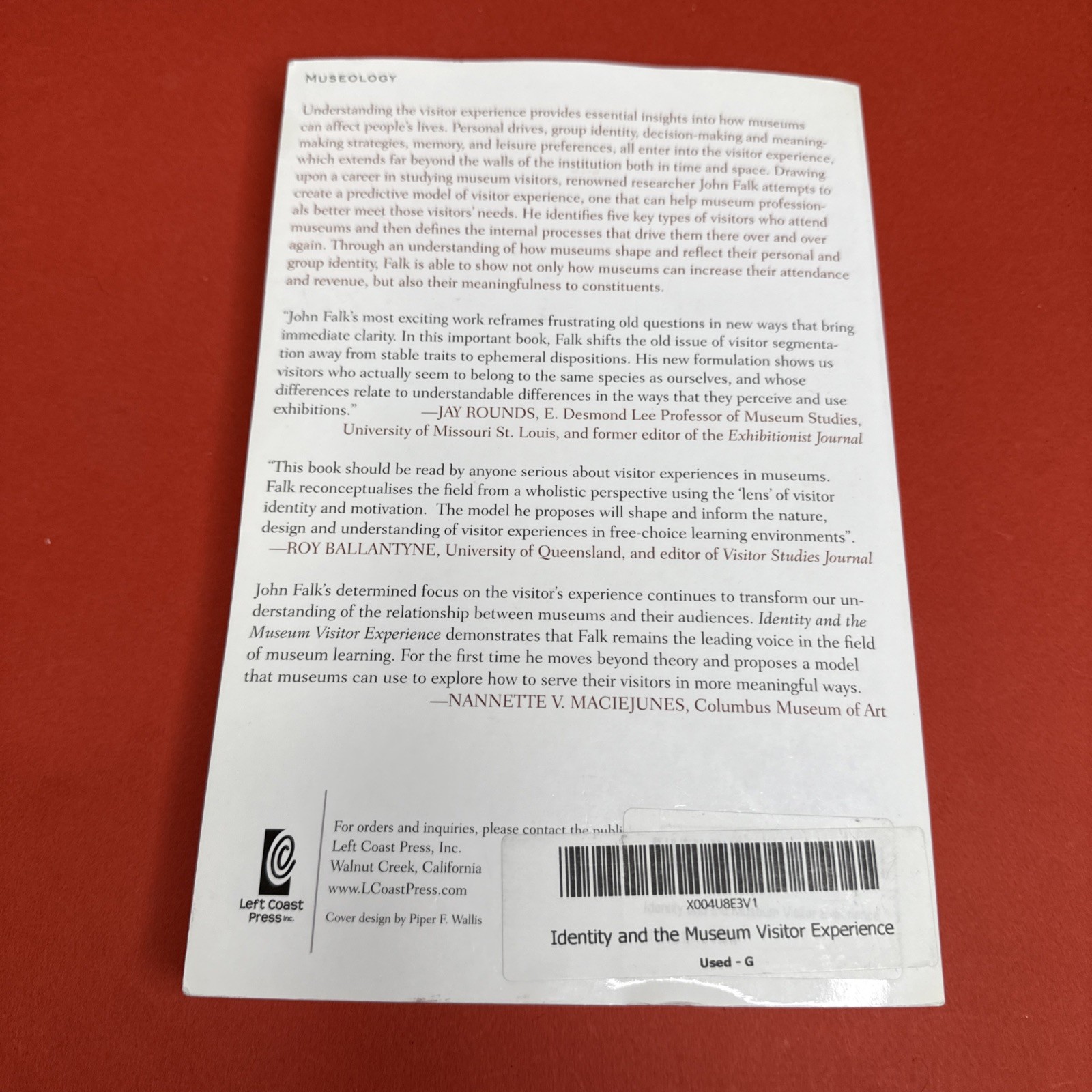 Identity and the Museum Visitor Experience by John H. Falk Paperback