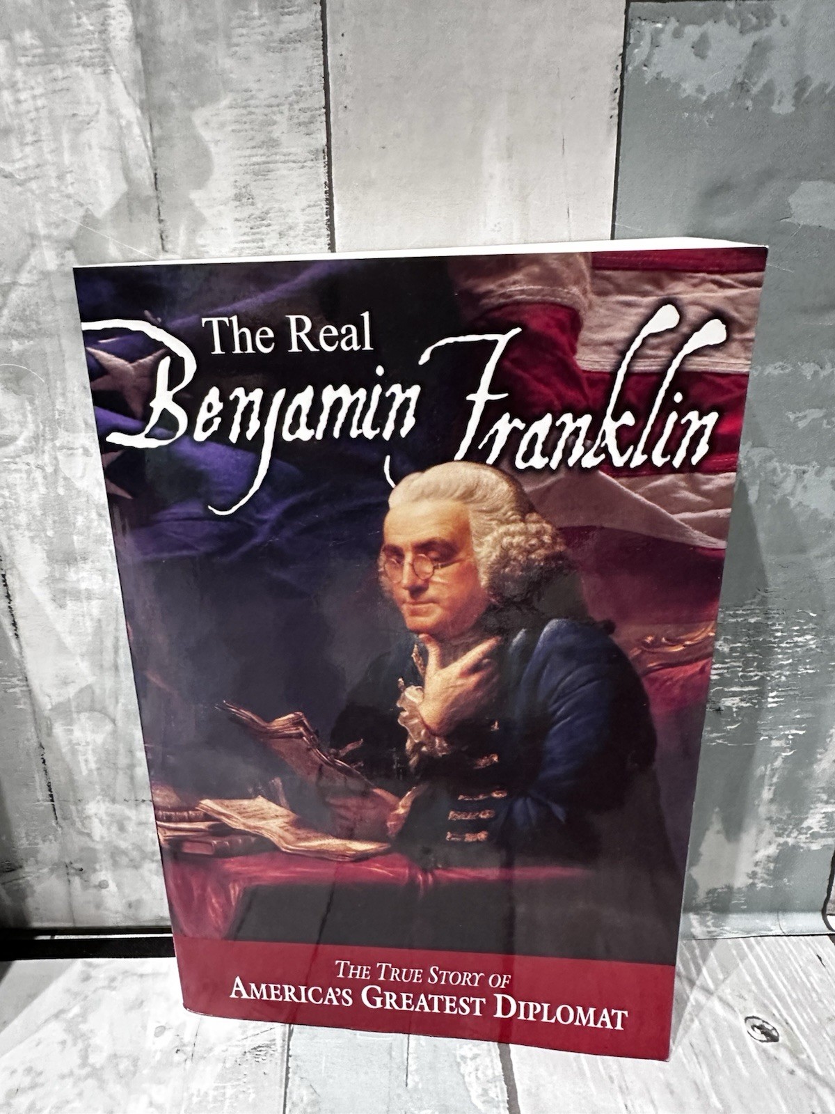 Lot of 3 Books Thomas Jefferson Benjamin Franklin George Washington Presidents