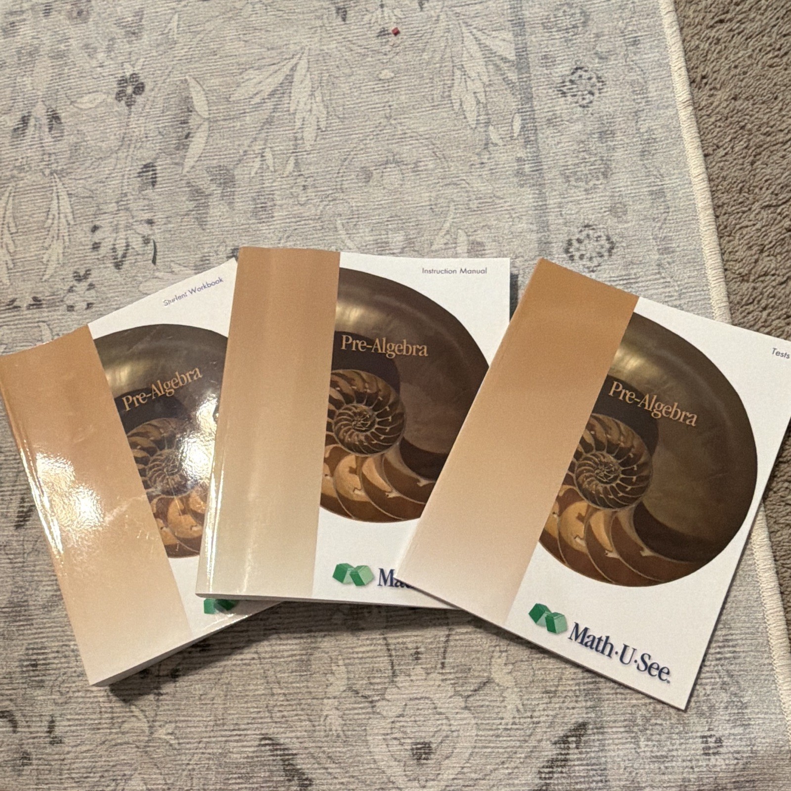Math-U-See Pre-Algebra Student Workbook & Instruction Manual Set Book