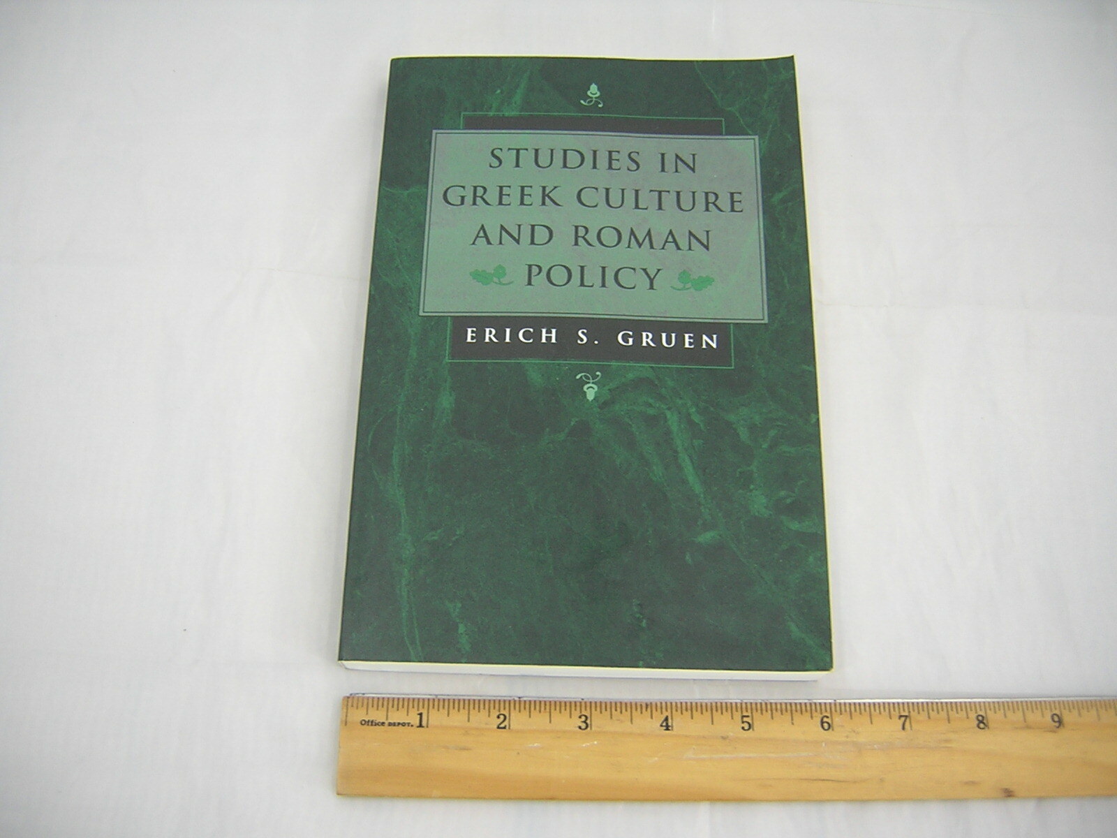 Studies in Greek Culture and Roman Policy by Erich S. Gruen (1996, paperback)