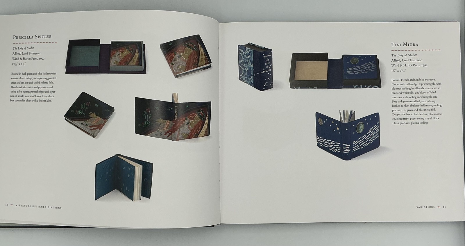 The Neale M. Albert Collection Of MINIATURE DESIGNER BINDINGS Piccolo Gray HC