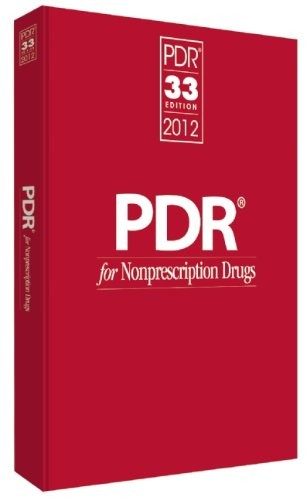 PDR for Nonprescription Drugs, 33rd Edition – hardcover PDR Staff