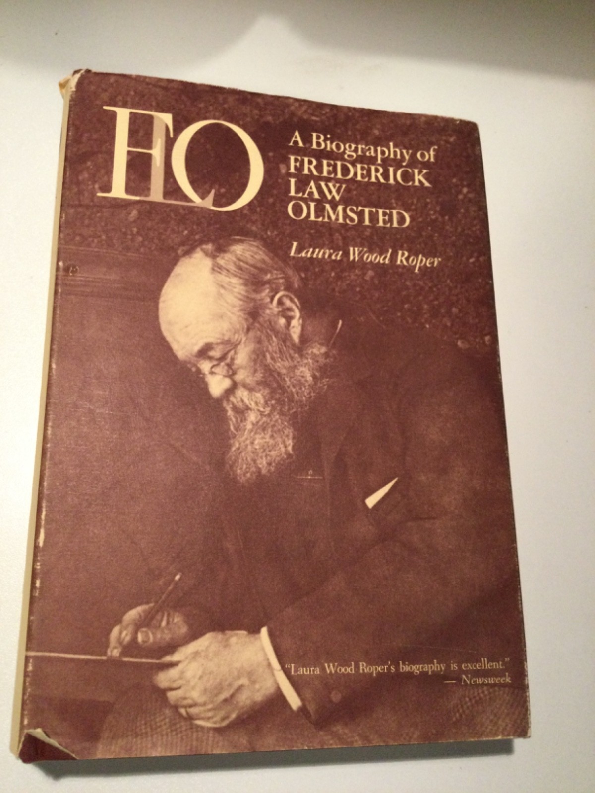 F.L.O.: A Biography of Frederick Law Olmsted, Laura Wood Roper W DJ 2nd Printing