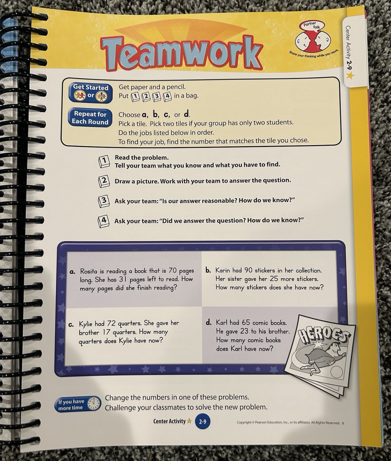 enVision MATH Centers for Differentiated Instruction Grade 3 Teacher Resource