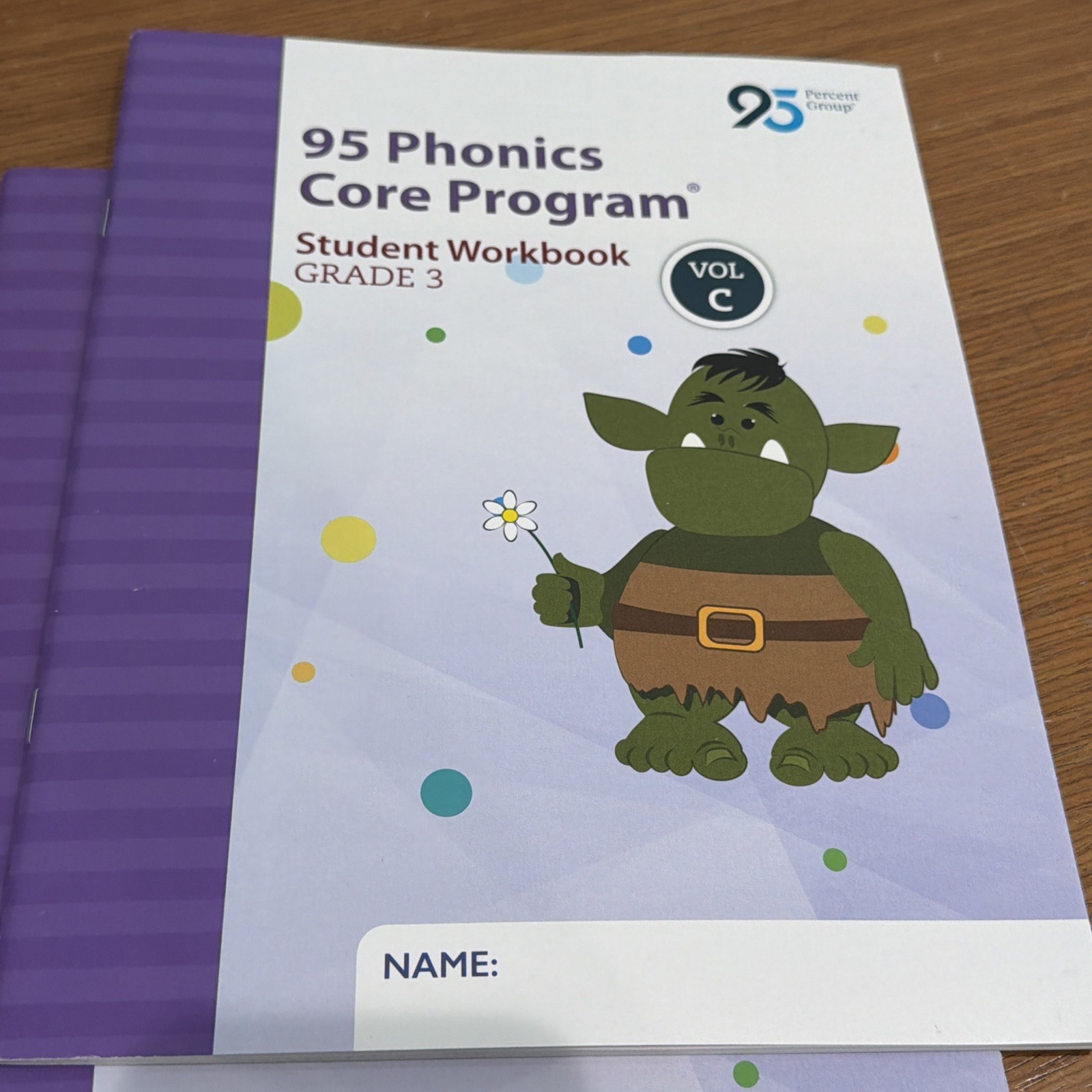 95 Phonics Core Program – Grade 3 – Student Workbooks (4) Vol. a, b, c, and d