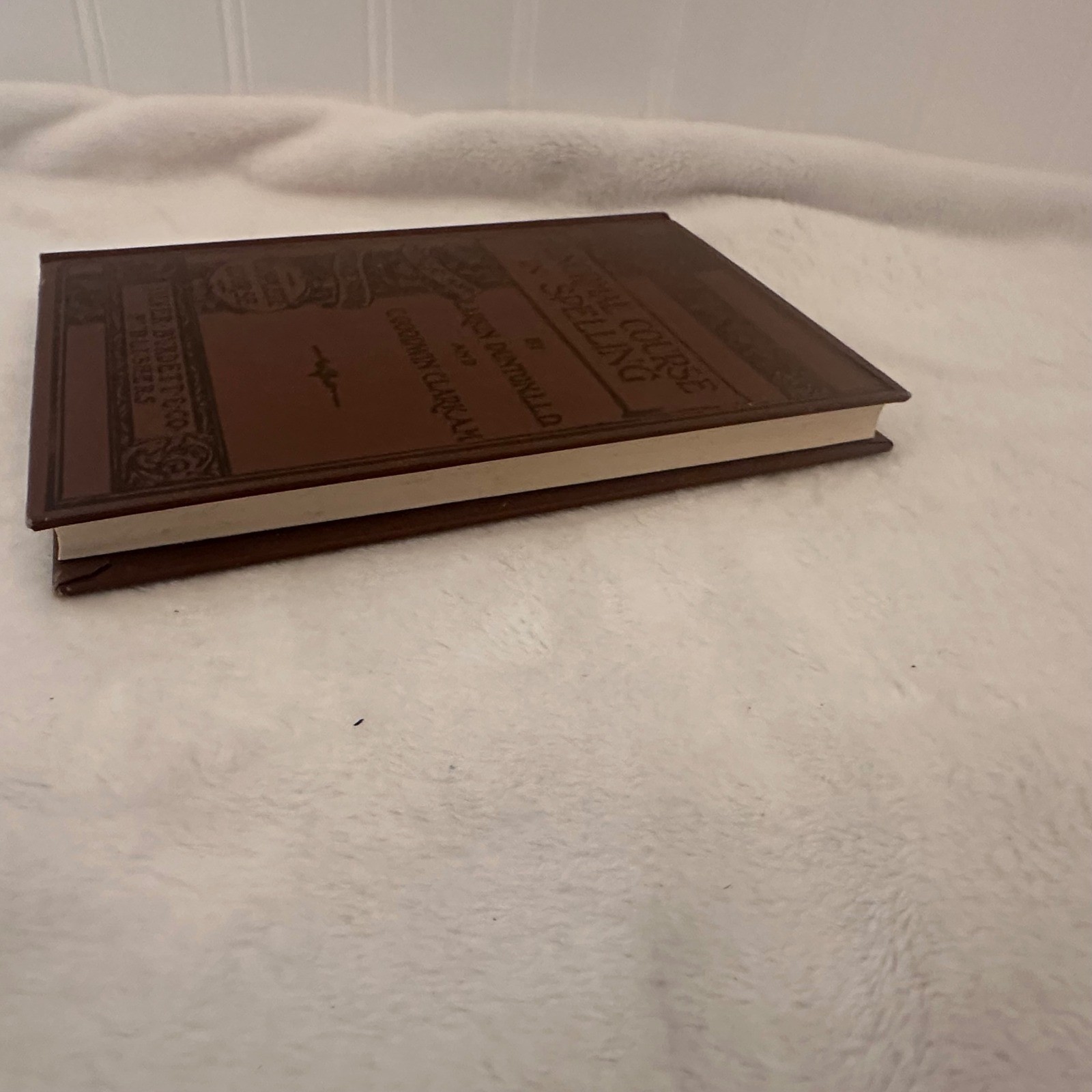 Silver Burdett Normal Course in Spelling Book Unisex Brown Excellent Facsimile