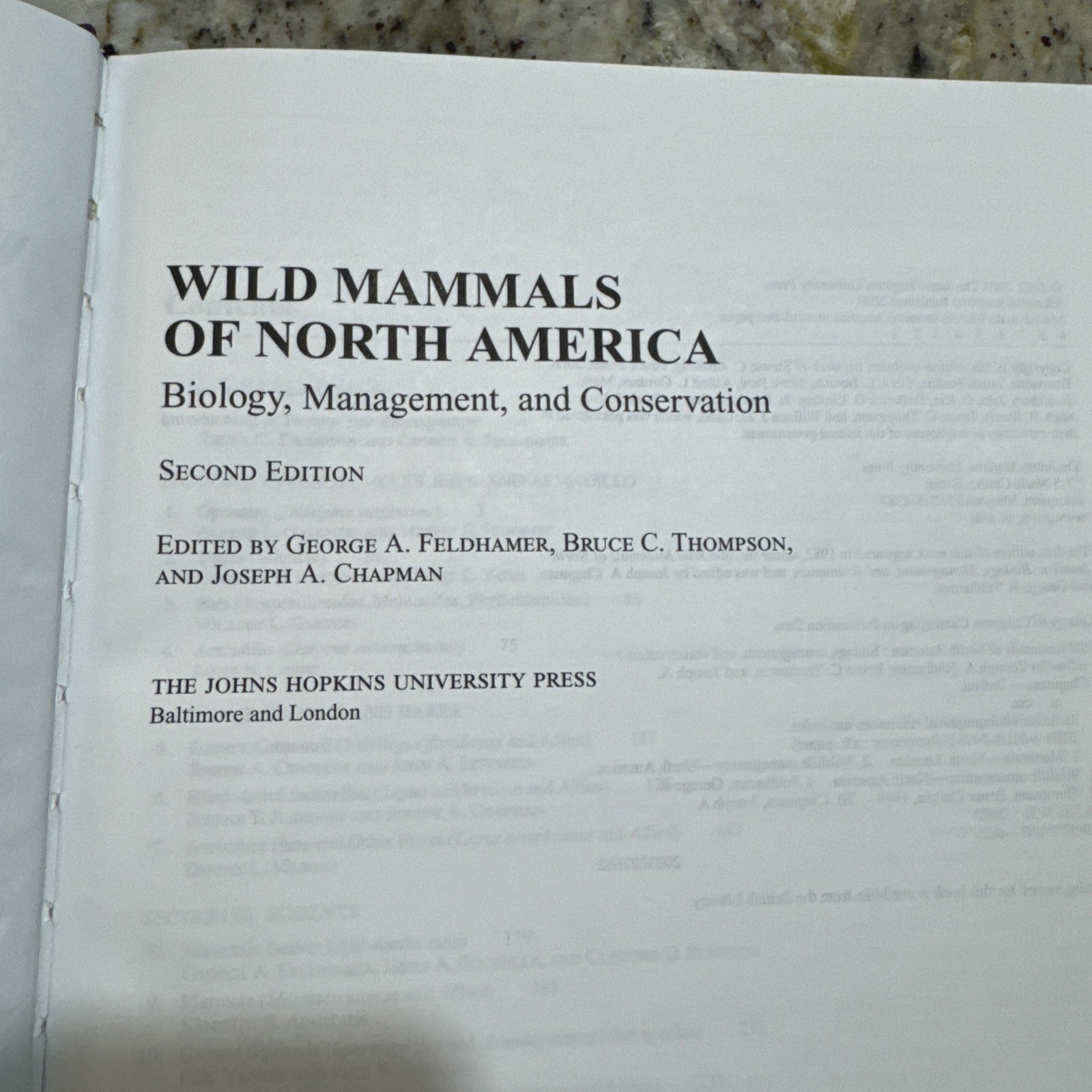 Wild Mammals of North America