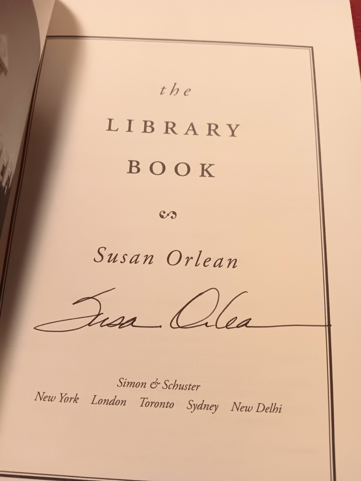 SIGNED, NEW, Library Book by Susan Orlean (2018, Hardcover)