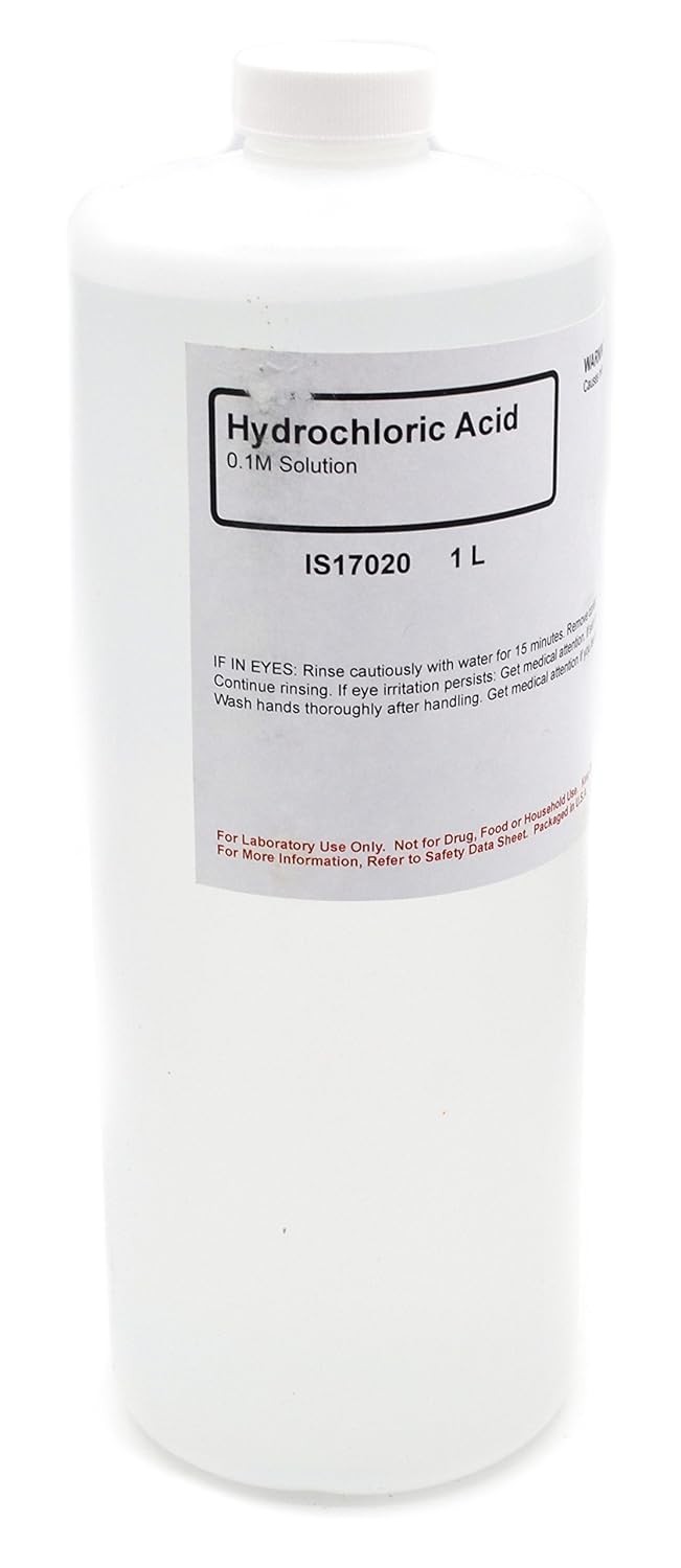 0.1M Hydrochloric Acid 1L – Chemistry Lab Essential-**