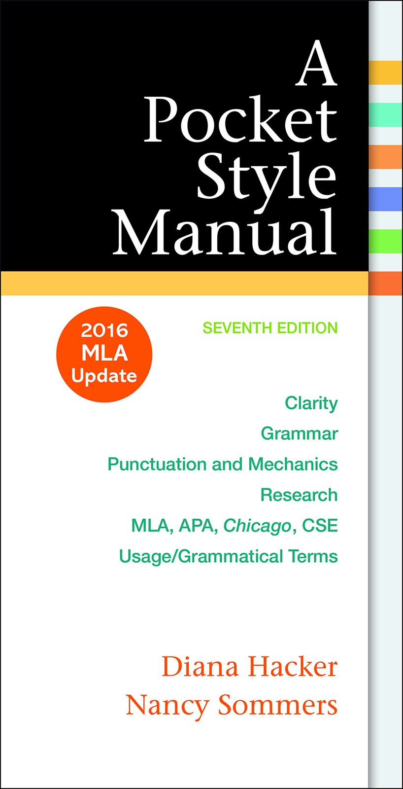 A Pocket Style Manual: 2016 MLA Update – spiral_bound Hacker, Diana|Sommers,…