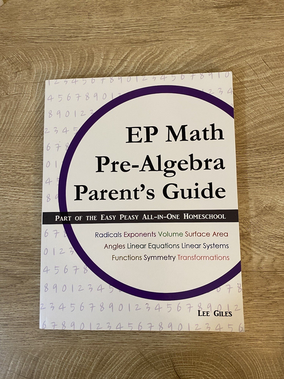 EP Math Pre-Algebra Parent’s Guide: Part…, Giles, Lee