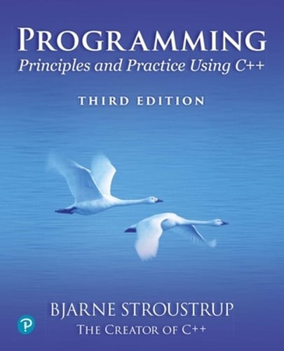 Programming: Principles and Practice Using C++ by Bjarne Stroustrup: Used