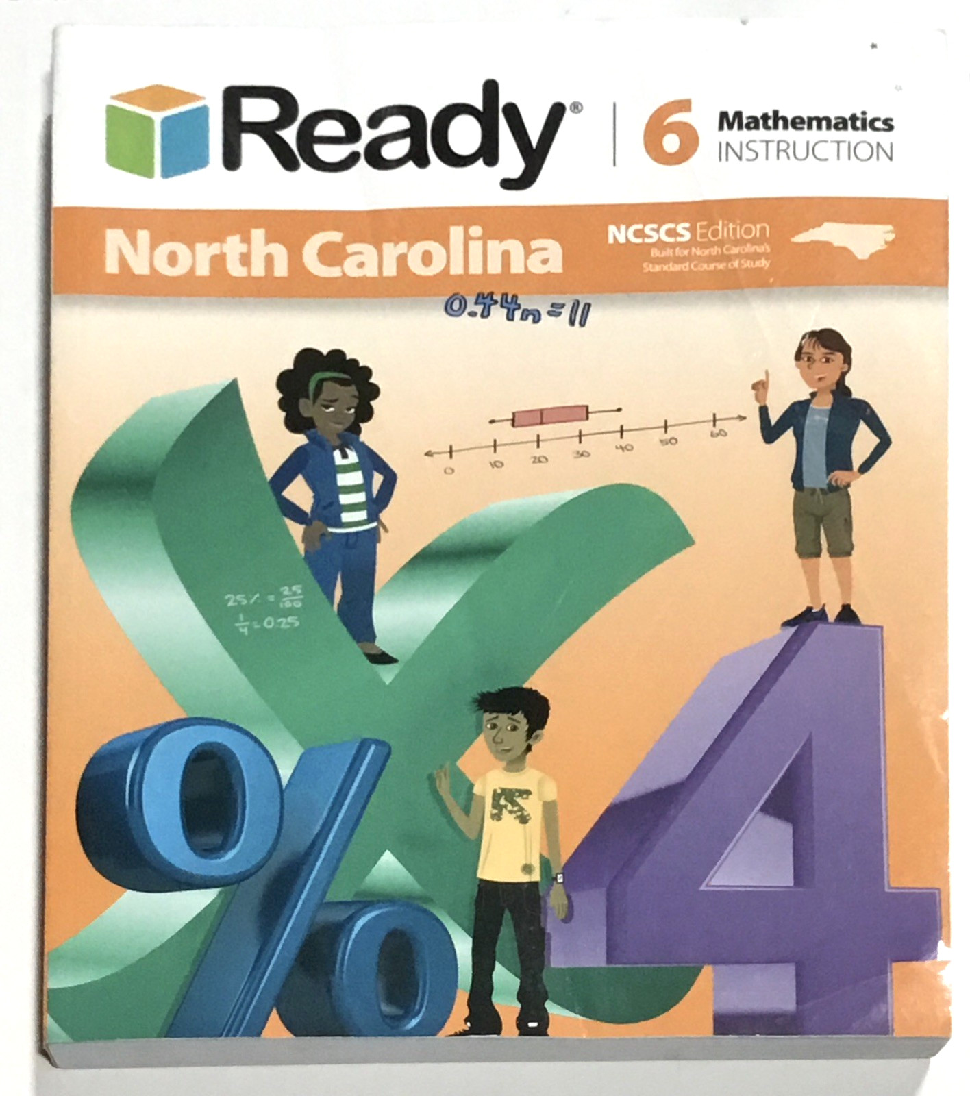 North Carolina Ready Mathematics Grade 6 Student Instruction Book (paperback)