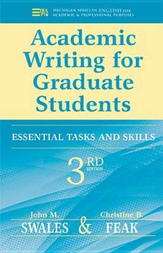 Academic Writing for Graduate Students: Essential Tasks and Skills – VERY GOOD