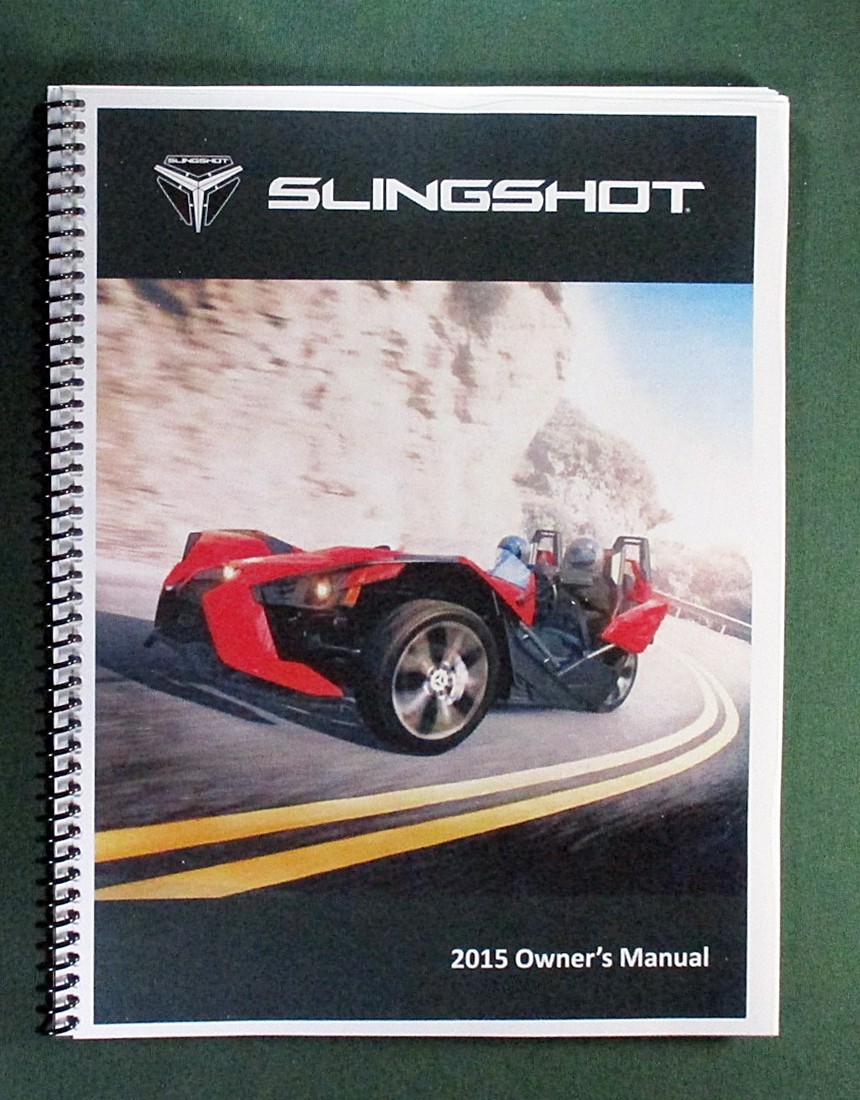 2015 Polaris Slingshot Owner’s Manual with Protective Covers
