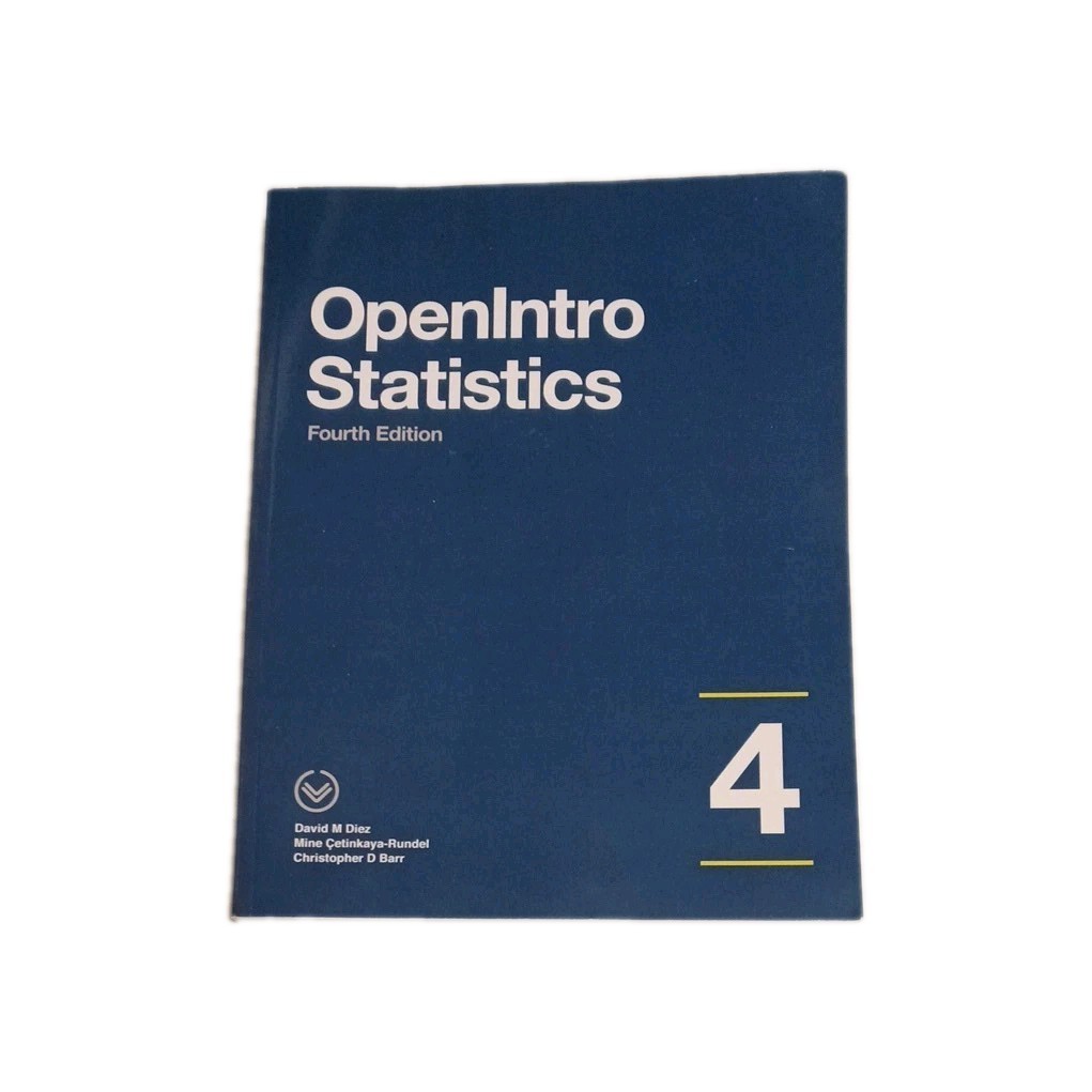 OpenIntro Statistics by David Diez, Mine Çetinkaya-Rundel and Christopher…