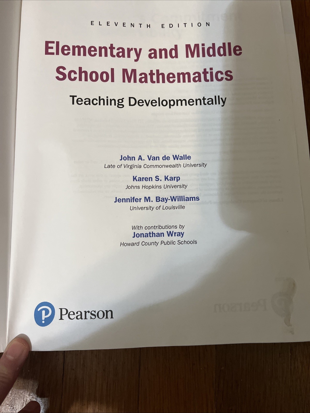 Elementary and Middle School Mathematics: Teaching Developmentally – Good