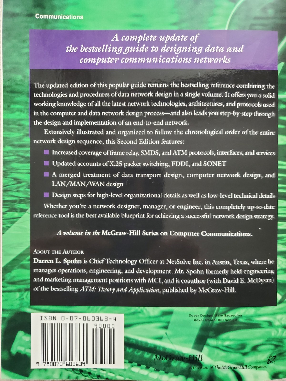 Mcgraw-Hill Computer Communications Ser.: Data Network Design by Darren L. Spohn