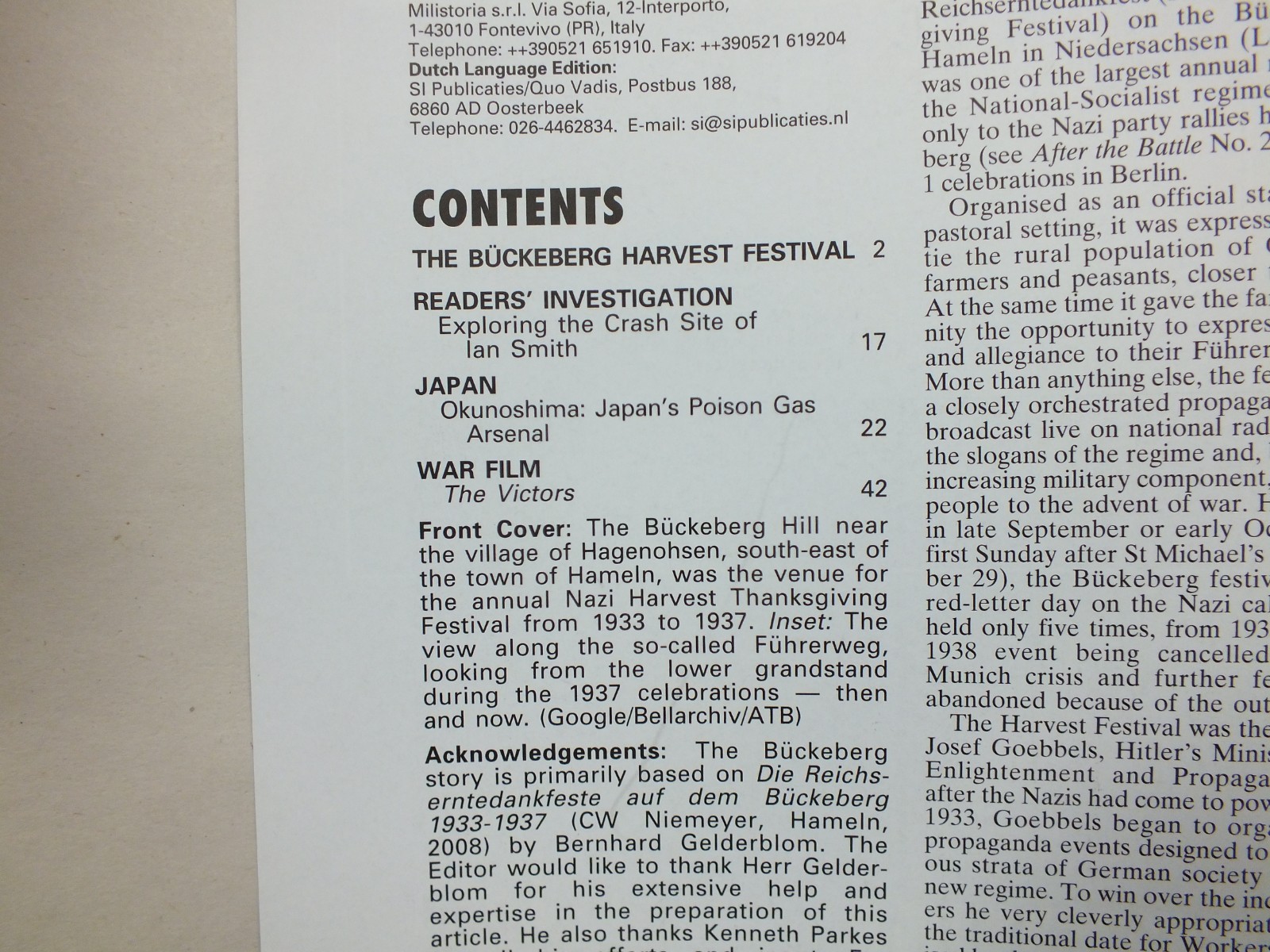 After the Battle Magazine 160: The Nazi Buckberg Festival