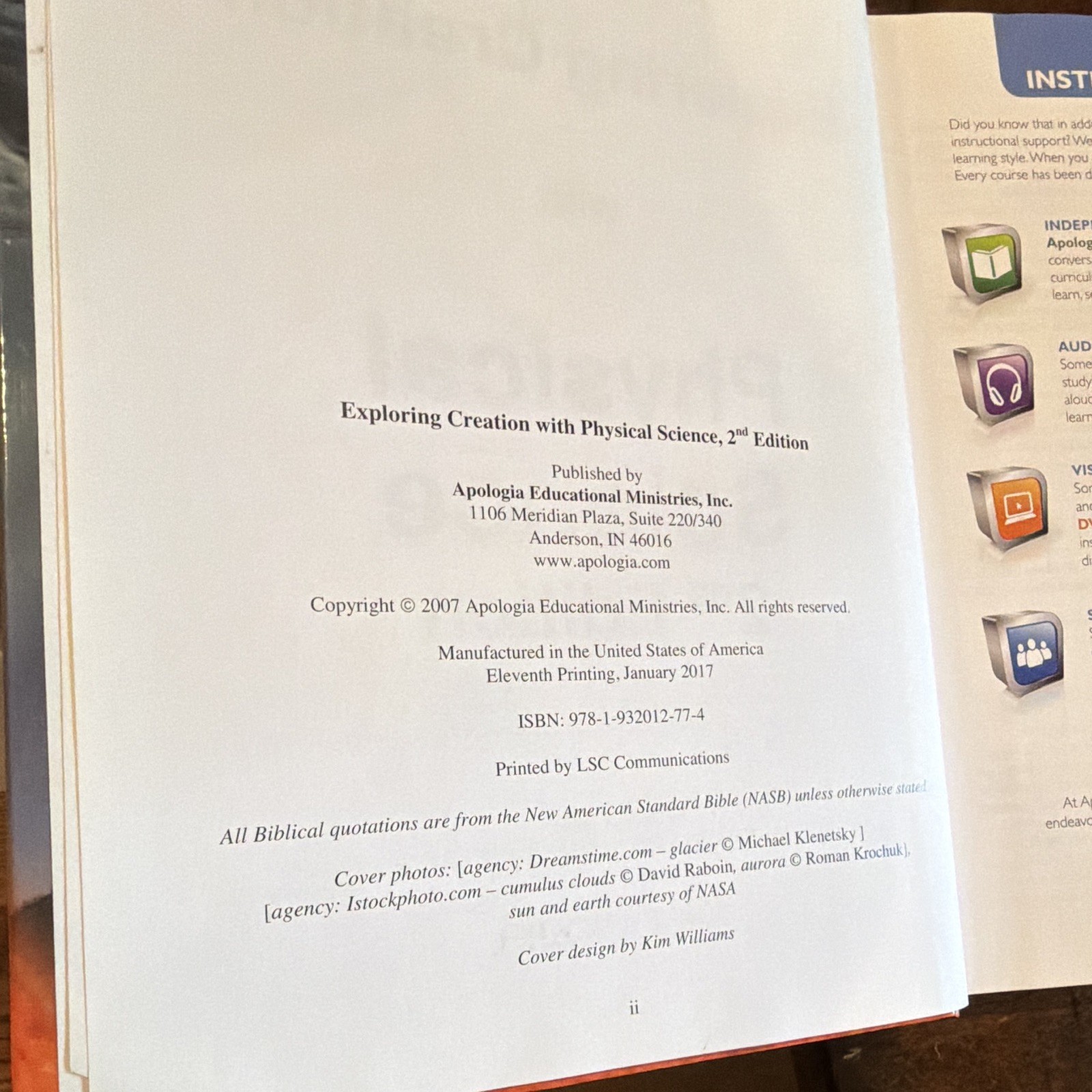 Jay L. Wile Exploring Creation with Physical Science 2nd Ed Hardcover 2017
