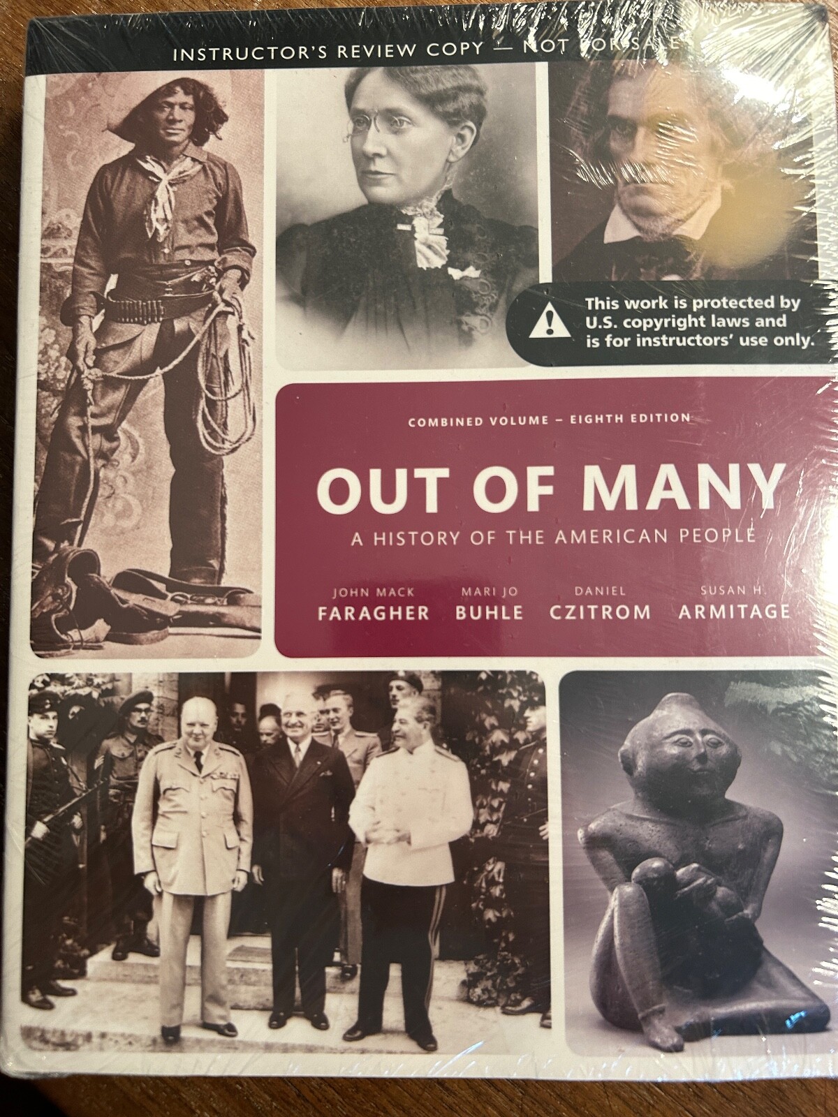 Out of Many, Combined Volume 8th Edtn – Pbk – by Faragher, etc… Review Copy