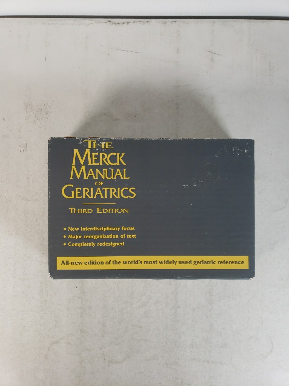 Merck Manual of Geriatrics by Robert Berkow (2000, 3rd Edition – Hardcover) NEW
