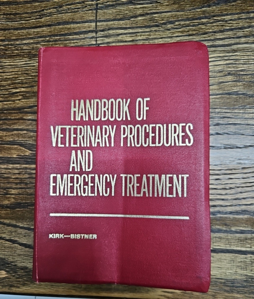 Handbook of Veterinary Procedures Emergency Treatment 1975 Vintage Book