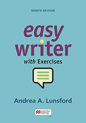 EasyWriter with Exercises – Spiral-bound, by Andrea A. Lunsford – Good