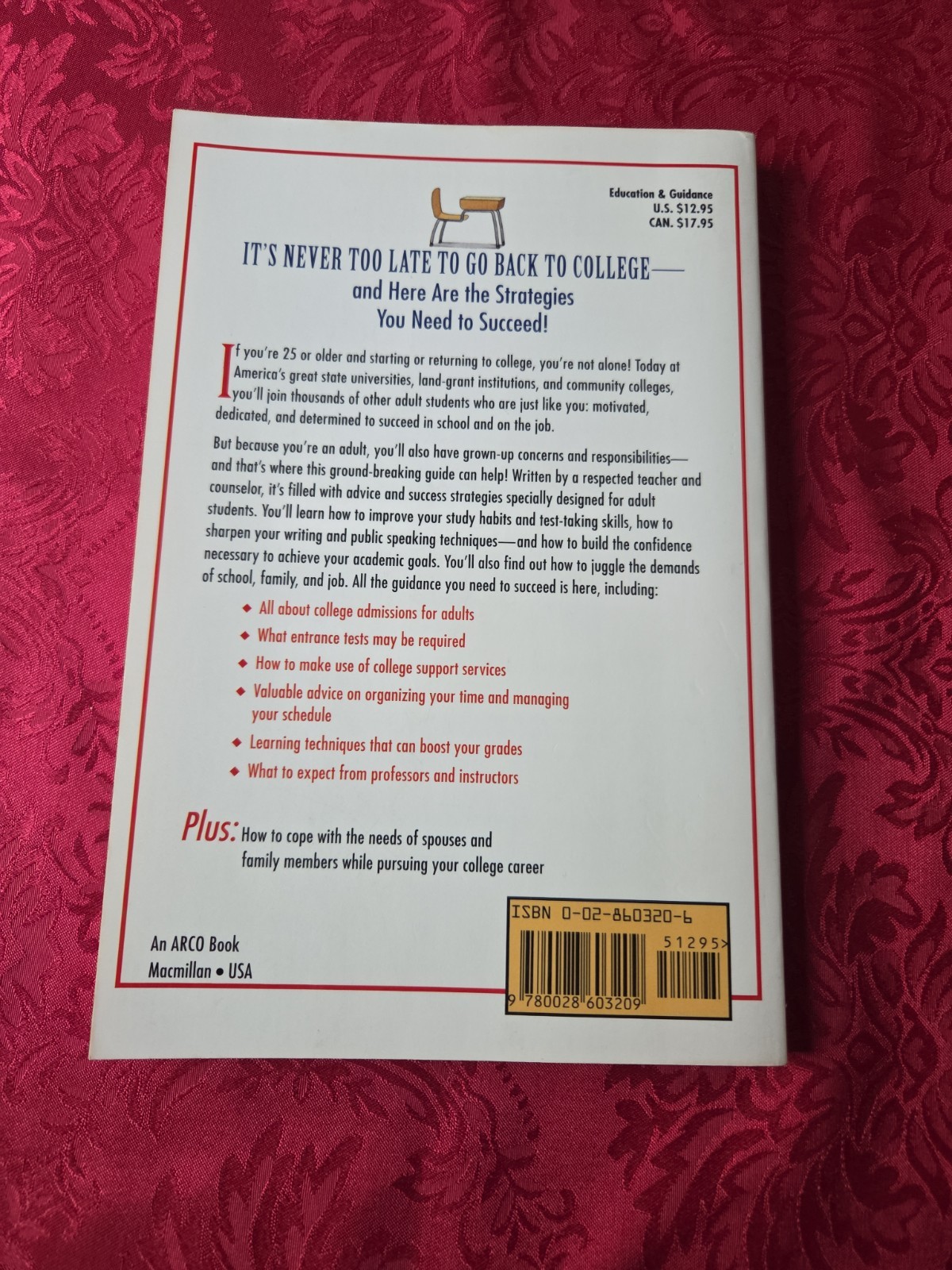 Signed By Author. Going Back To School By Frank J Bruno PB