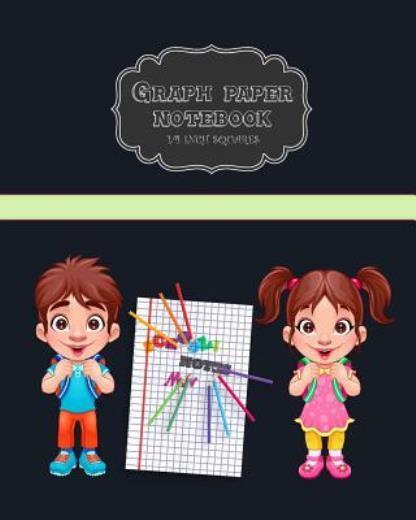 Graph Paper Notebook: Boy And Girl Teen Quad Ruled 4 Squares Per Inch, Grap…