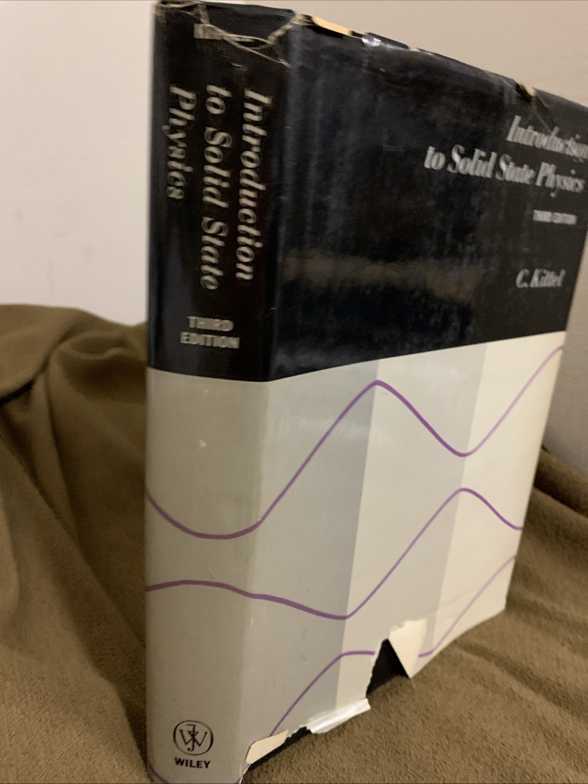 Charles Kittel Introduction to Solid State Physics Hardback 3rd Edition 1966