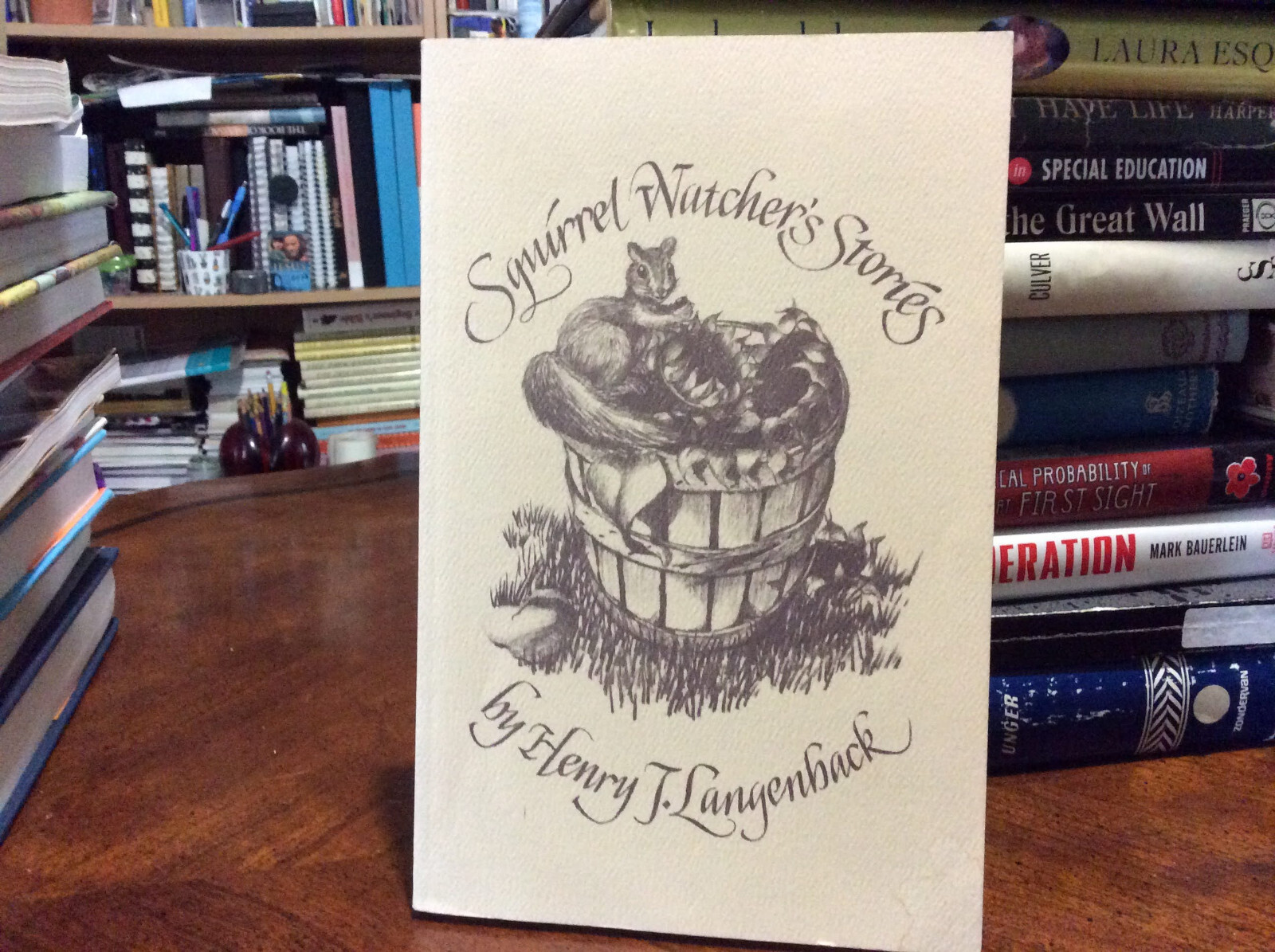 Squirrel Watcher’s Stories by Henry J. Langenback (1976, Paperback) Signed VG