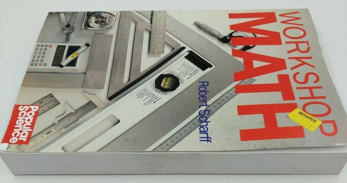 Popular Science Workshop Math Book by Robert Scharff –