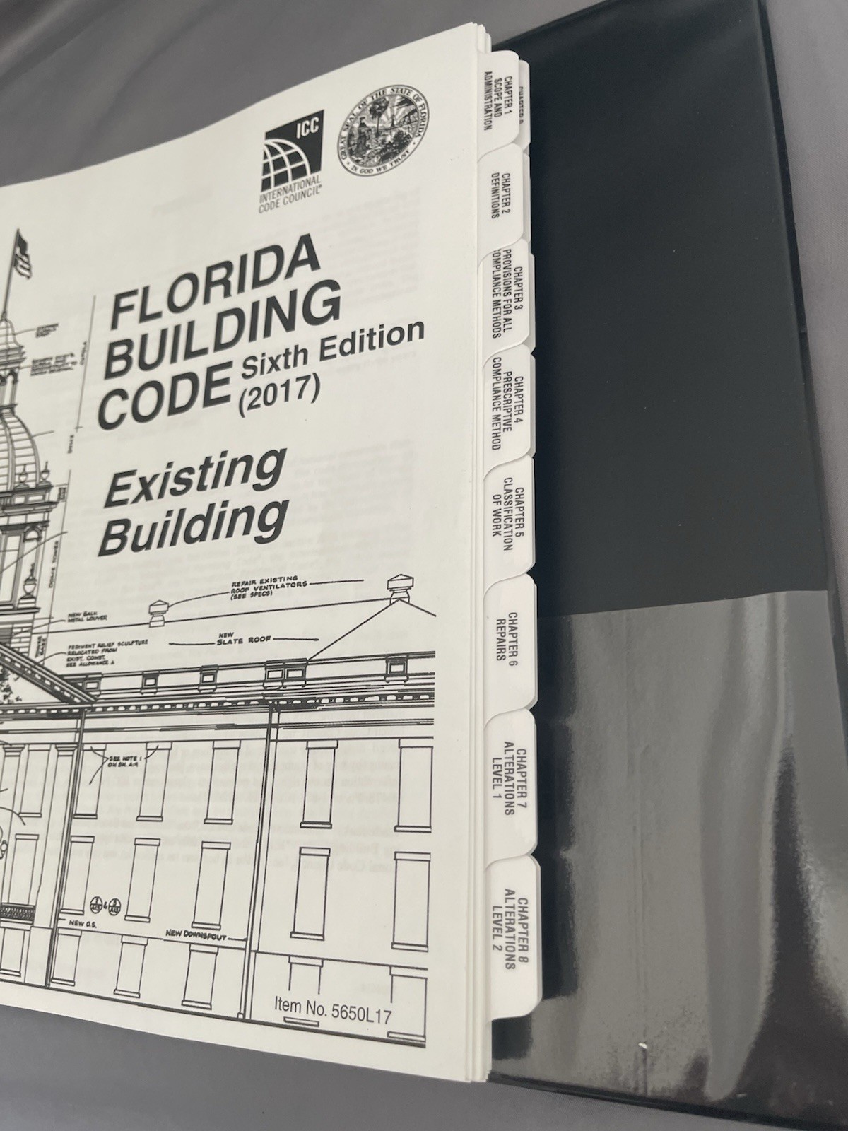 Florida Building Code – Existing Building, Sixth Edition Very Good Binder