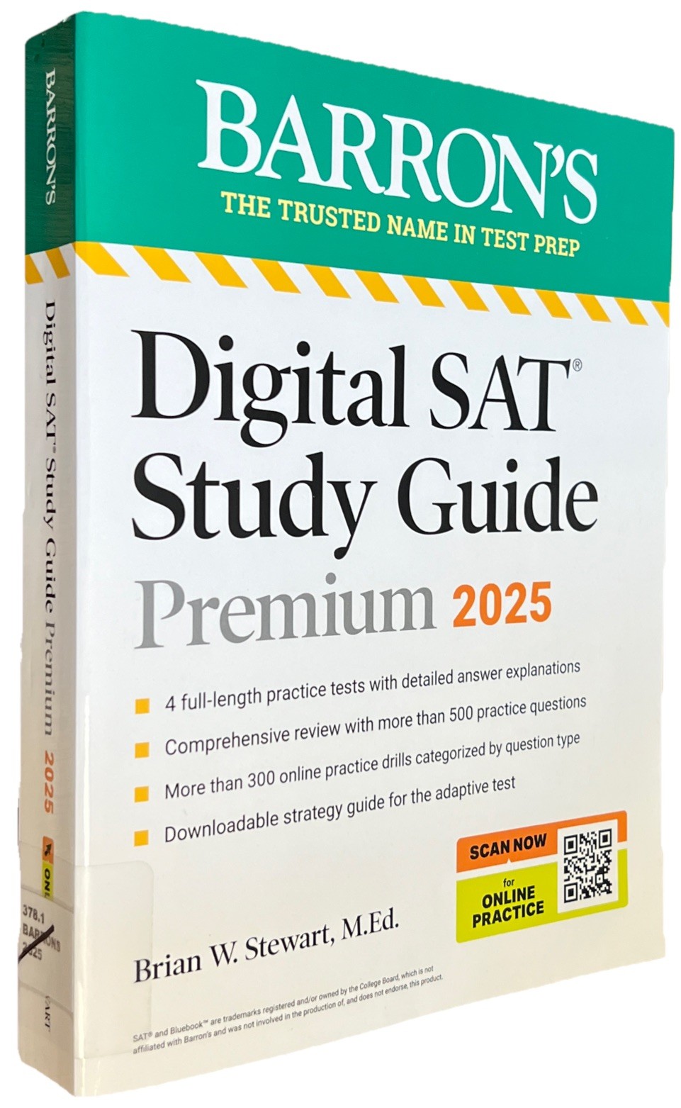 Digital SAT Study Guide – Paperback, by Barron’s Educational Series; – Good