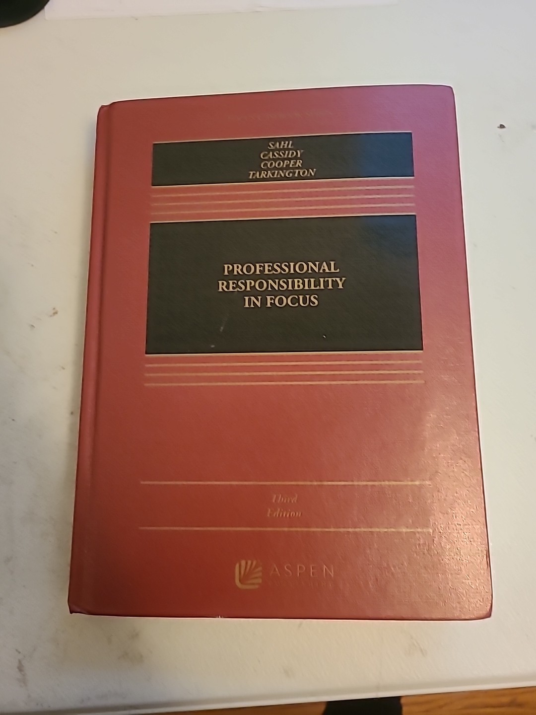 ** READ DESCRIPTION ** Professional Responsibility In Focus 3rd Edition – Sahl