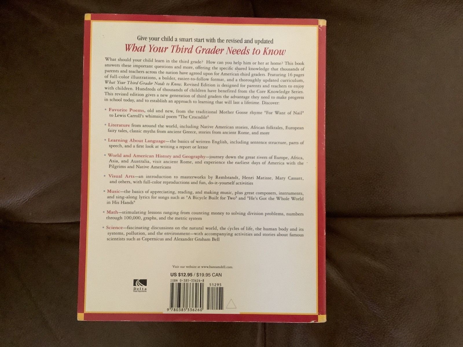 Core Knowledge Ser.: What Your Third Grader Needs to Know : Fundamentals of a…