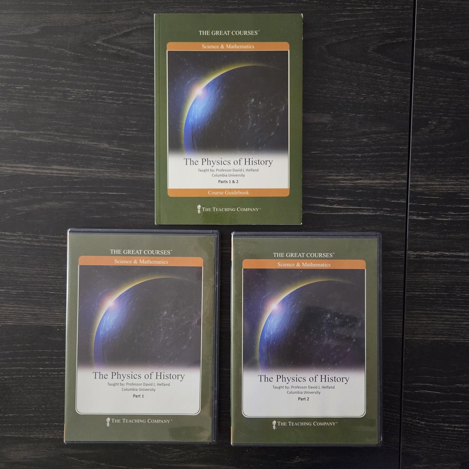 The Great Courses Science & Mathematics The Physics Of History 4 DVD Set & Book