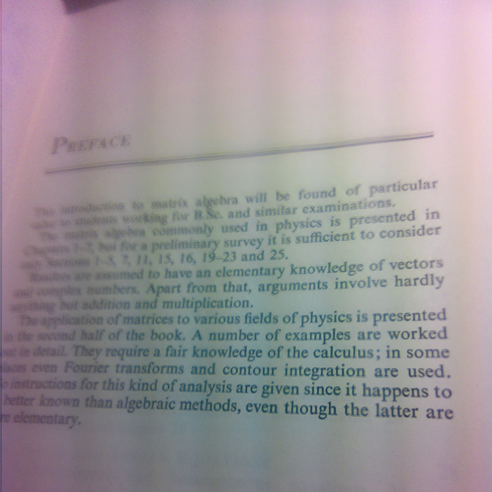 MATRIX ALGEBRA FOR PHYSICISTS: Original 1966 HB PRISTNE 121 PAGES See My Photos!