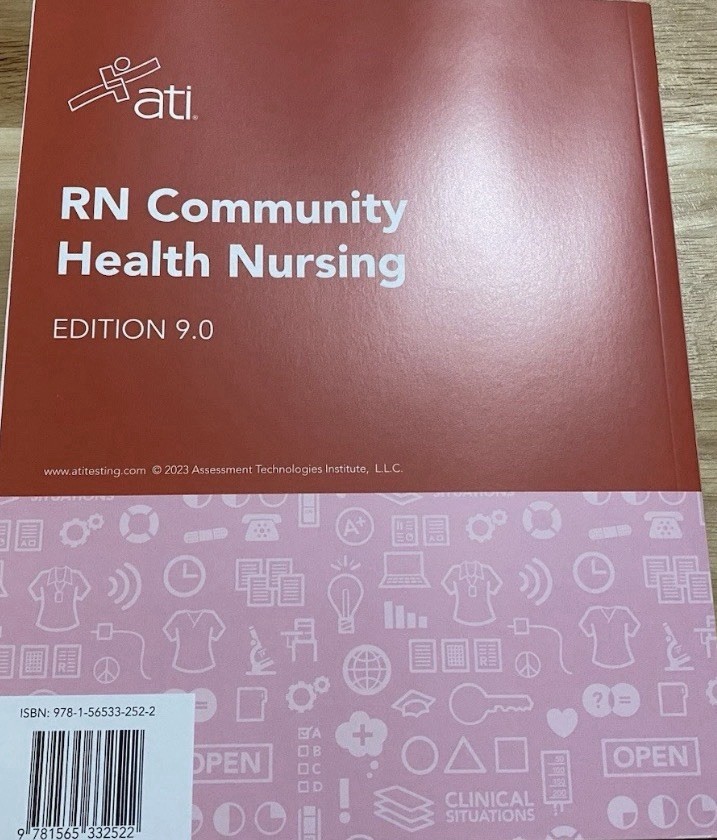 ATI RN Community Health Nursing Review Module Textbook Book Edition 9.0 2023