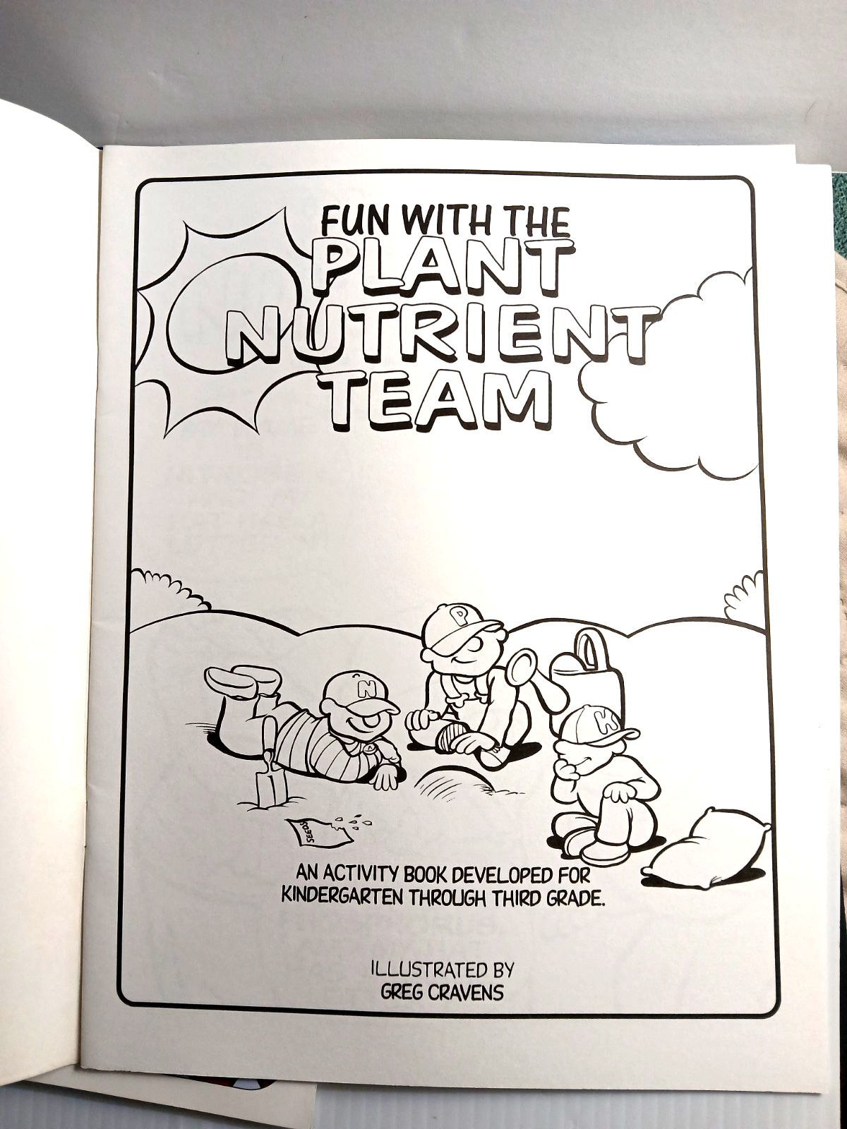 Mixed Lot of Fun With The Plant Nutrient Team Activity Books Elementary Middle
