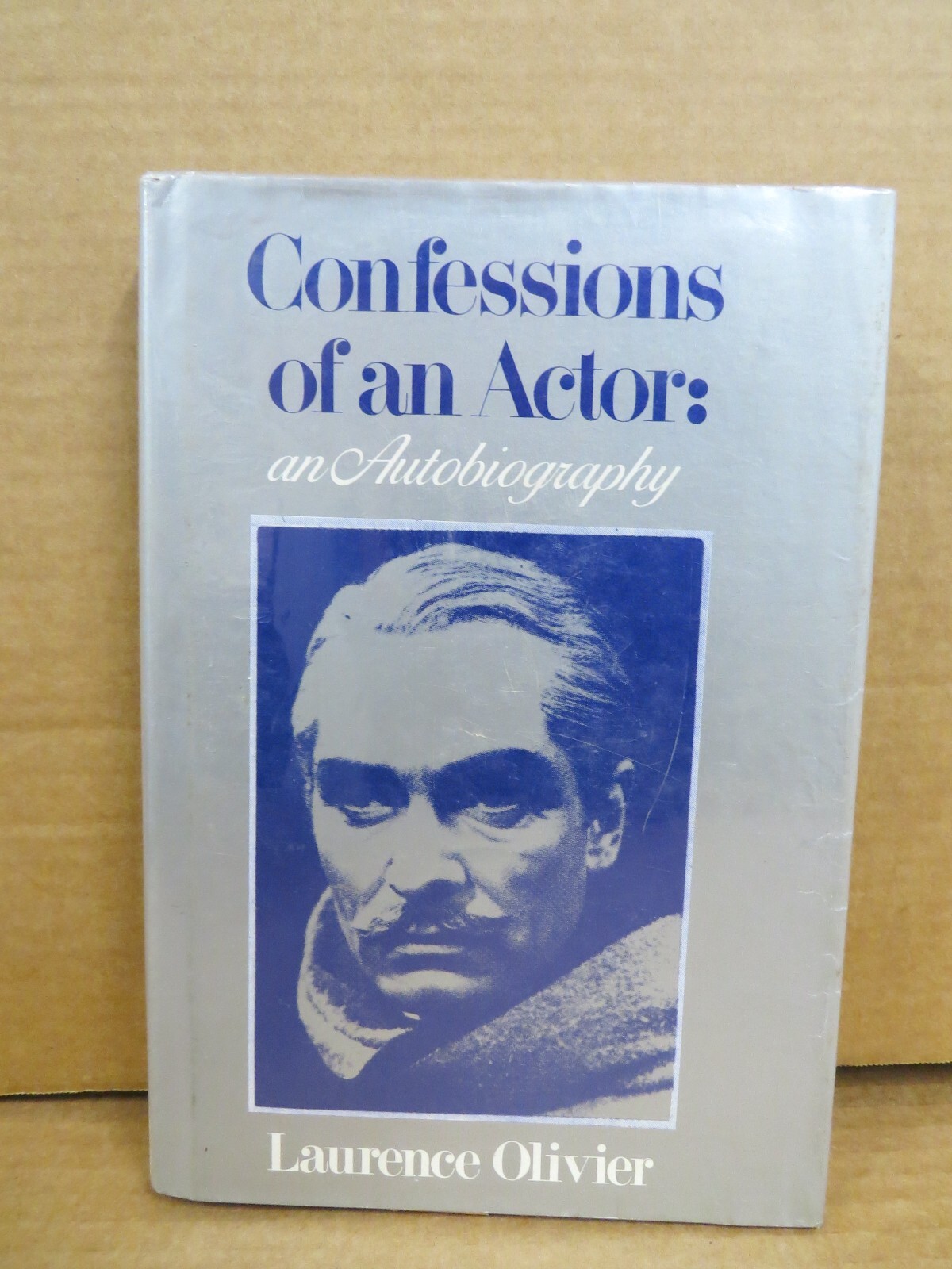Confessions of an Actor: An Autobiography Laurence Olivier 1983 Large Print HCDJ